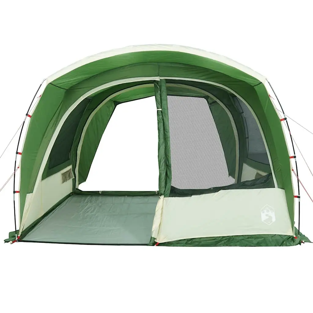 4 Person Waterproof Camping Shelter Green Polyester Car Tent for Outdoor Hiking