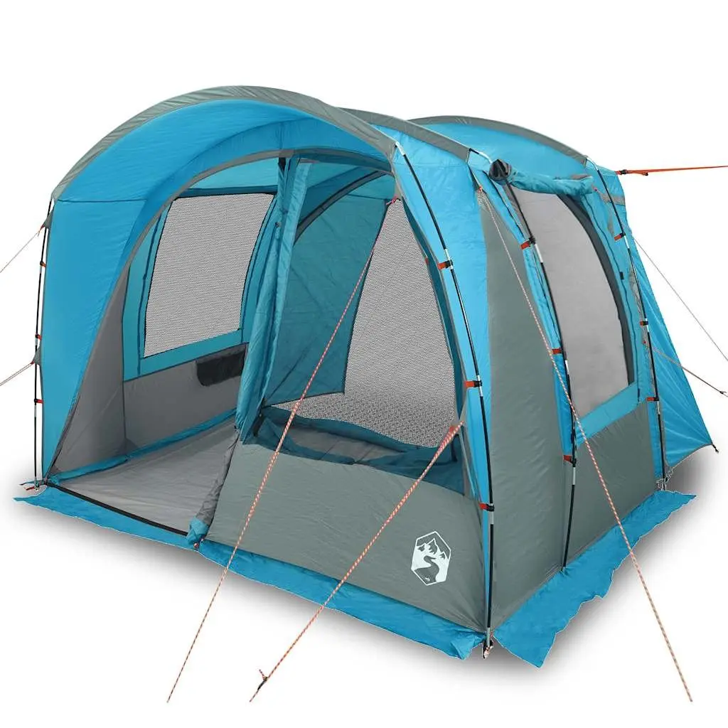 Car Tent Waterproof 4-Person Blue Polyester Foldable