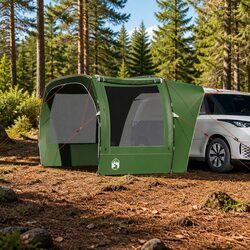 Versatile Green Car Tent for Outdoor Activities