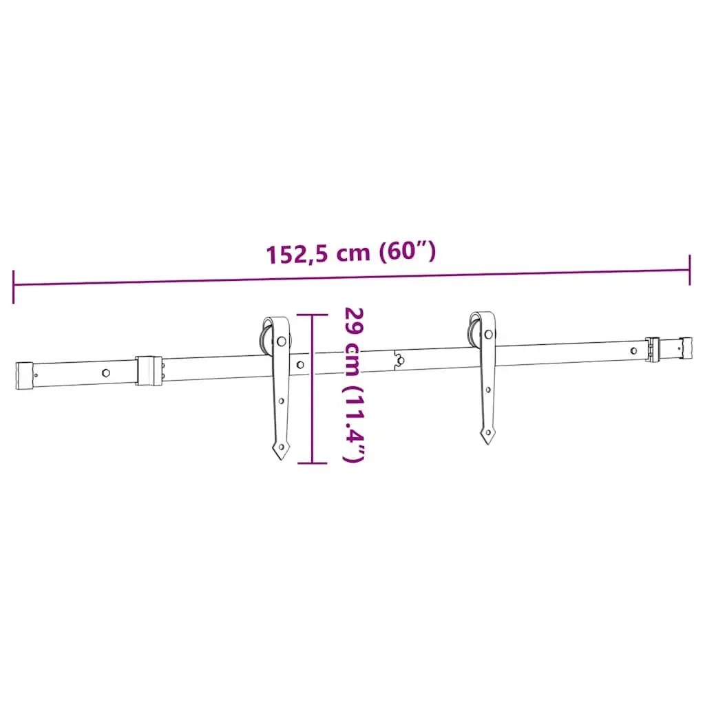 Sliding Door Hardware Kit for Home Functionality