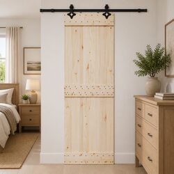 Practical Sliding Door Hardware Kit 152.5cm for Home Use