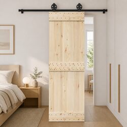 Versatile Sliding Door Hardware Kit for Any Room 183cm