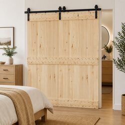 Practical Sliding Door Hardware Kit for Home Use