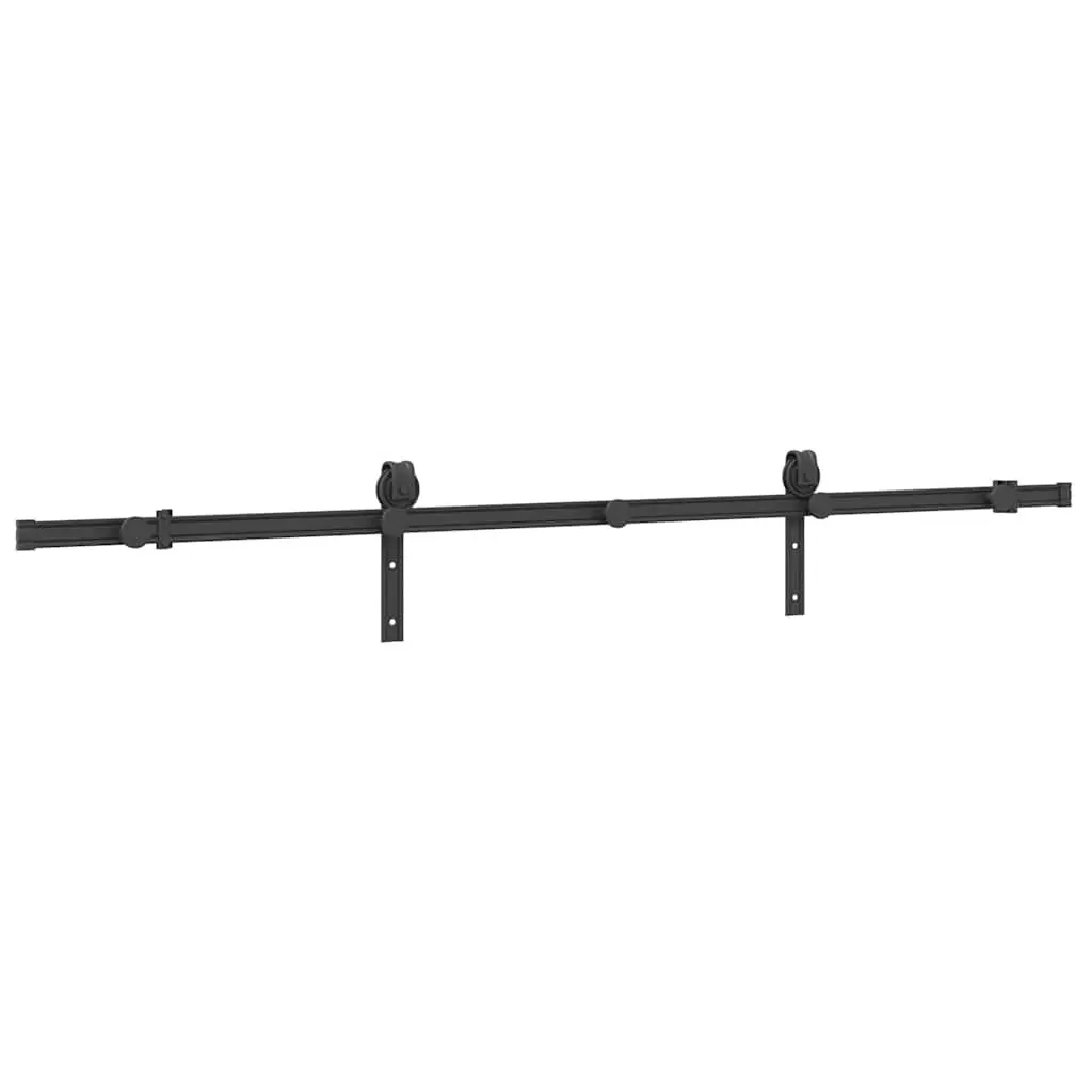 Sliding Door Hardware Kit 200cm Steel Track Rail System for Interior Doors