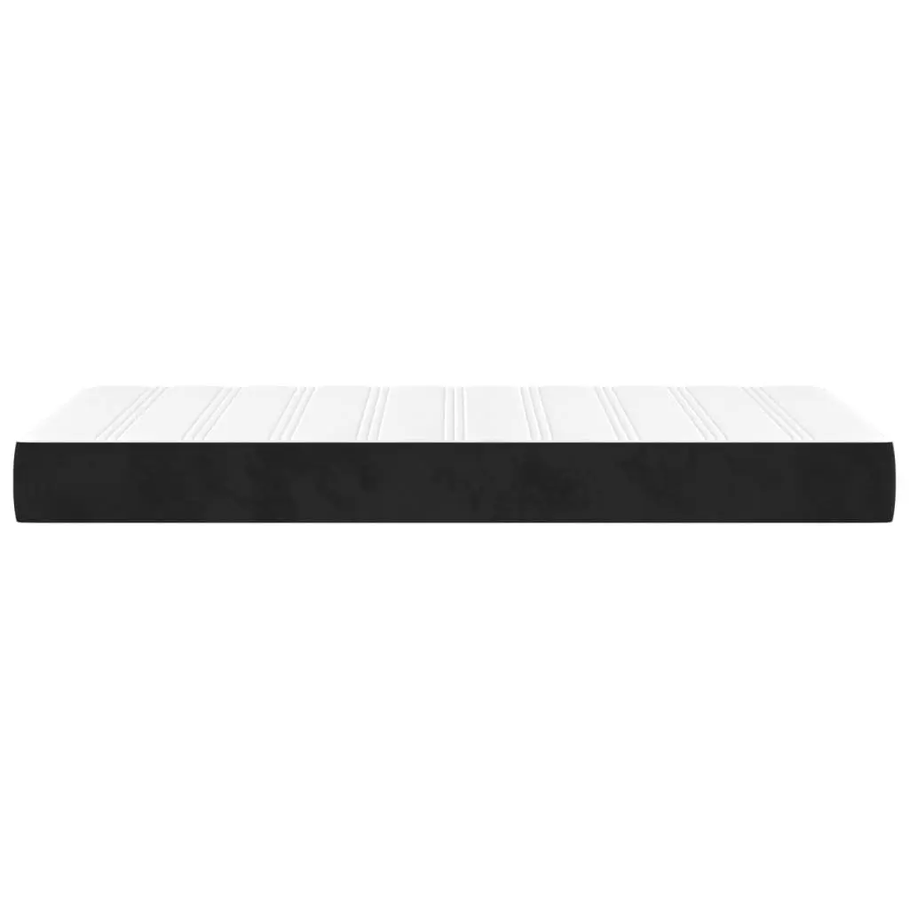 Pocket Spring Bed Mattress King Single Medium Firmness Black Velvet 106x203x20cm
