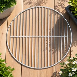 Round Grill Grate 37cm Barbecue Cooking Surface for Charcoal Kettle Fire Bowl