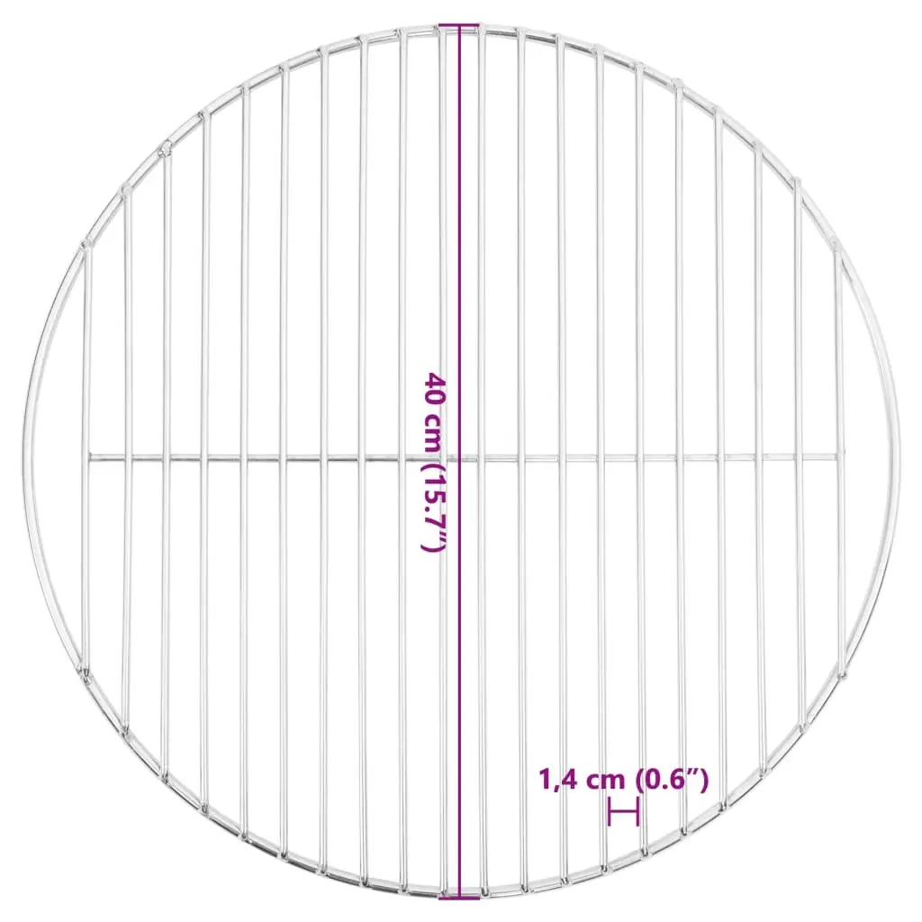 Round Grill Grate 304 Stainless Steel Ø40 cm