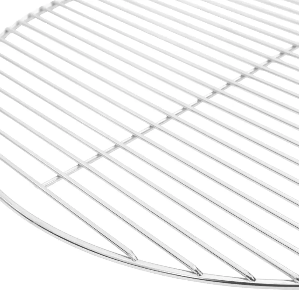 Round Grill Grate 50cm 304 Stainless Steel Portable BBQ Grate for Charcoal Kettle Grills Fire Bowls