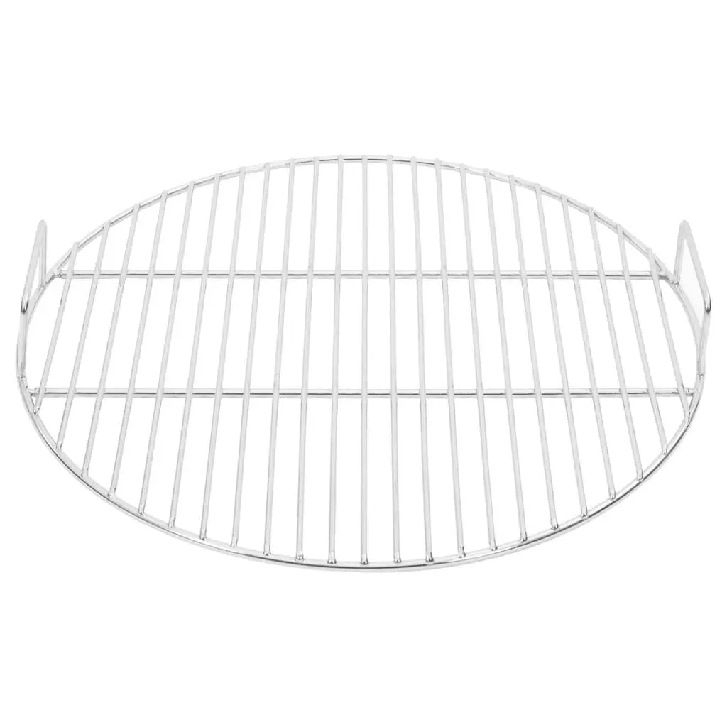Round Grill Grate 304 Stainless Steel 44.5cm with Handles