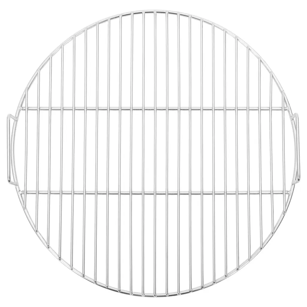 Round Grill Grate 304 Stainless Steel 44.5cm with Handles