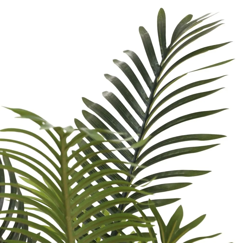 Artificial Palm Tree Indoor Decorative Plant 80cm Tall Green Polypropylene Leaves