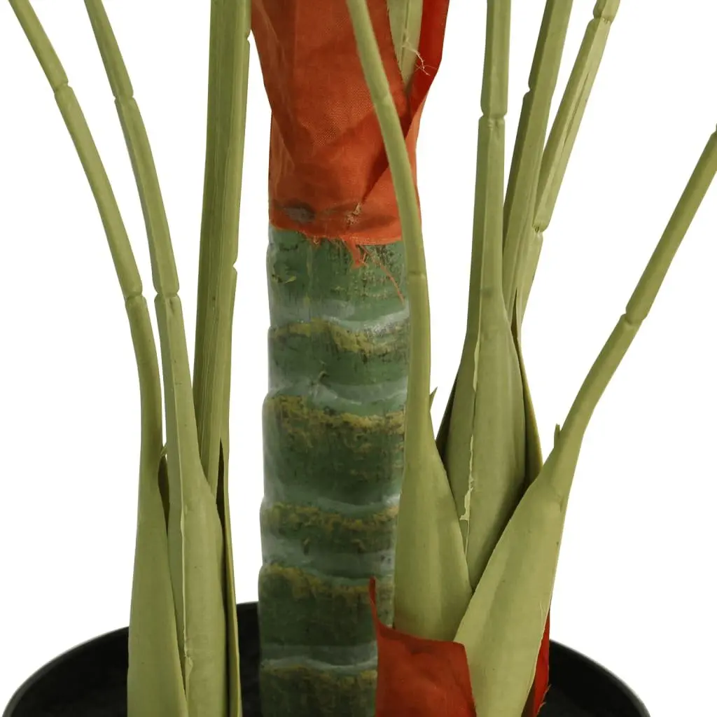 Artificial Indoor Palm Tree 85cm Green Realistic Decorative Plant with 3 Adjustable Trunks and Sturdy Base for Home and Office