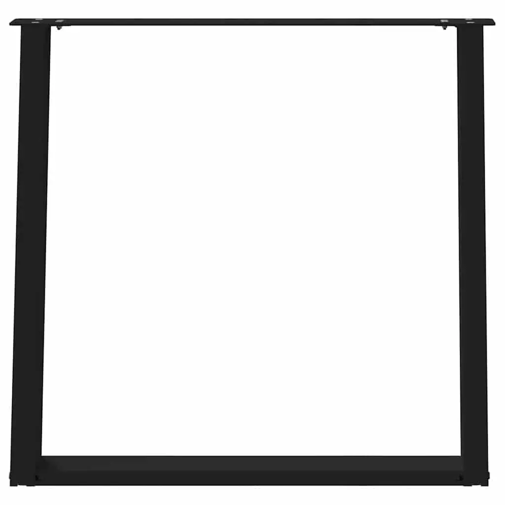 Black U-Shaped Dining Table Legs for Home Use