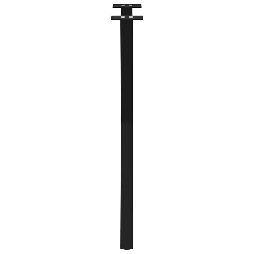 Dining Table Legs X-Shaped Steel 57x72cm Black 2 pcs