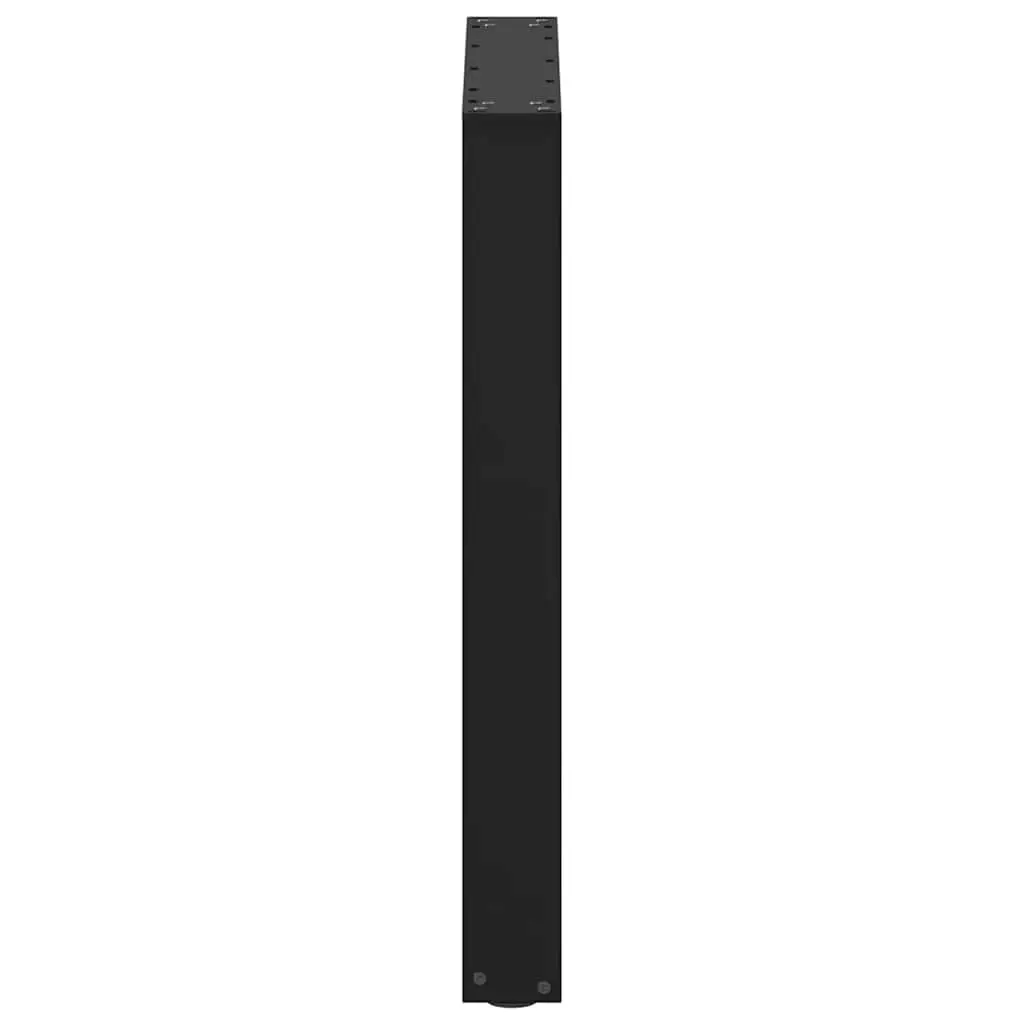 Black U-Shaped Dining Table Legs, 70x72-73cm