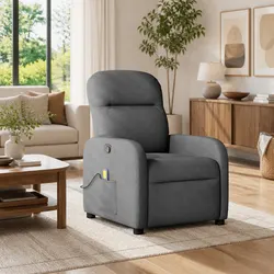 Comfortable Grey Massage Recliner for Your Living Room