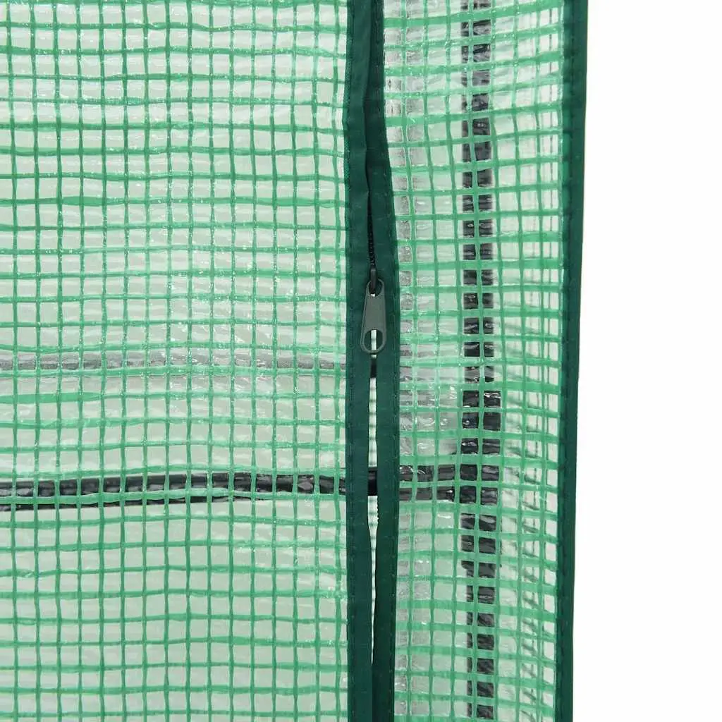Raised Garden Bed with Greenhouse Cover Rattan Look 160x40x123cm Black