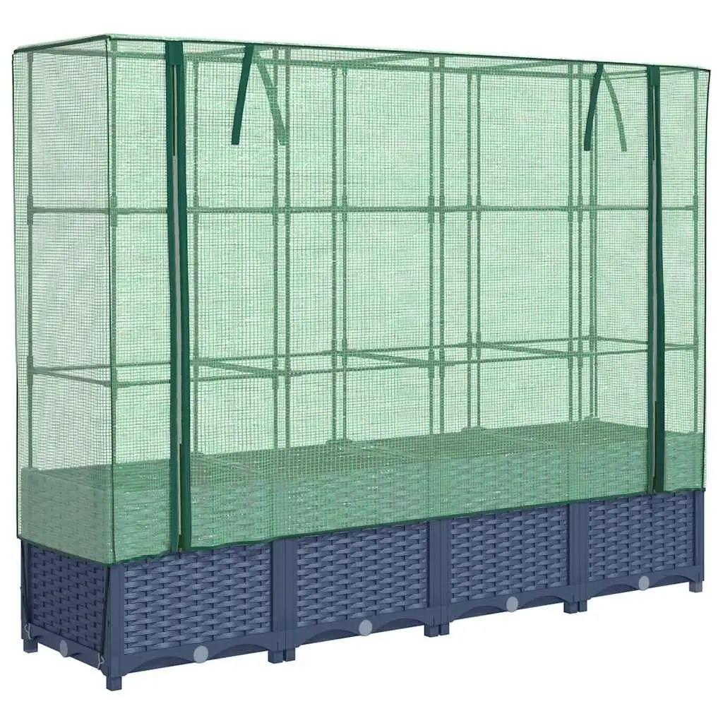 Raised Bed Greenhouse for Home Gardening