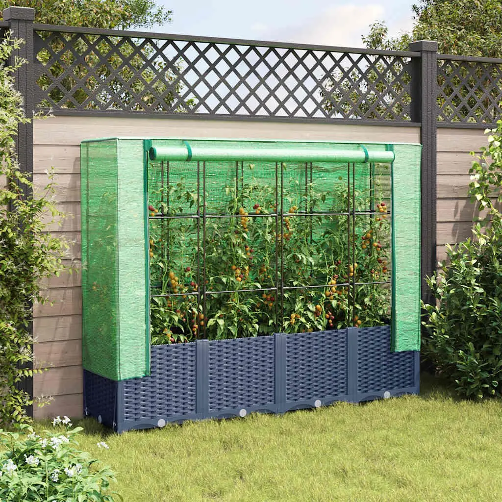 Raised Bed Greenhouse for Home Gardening