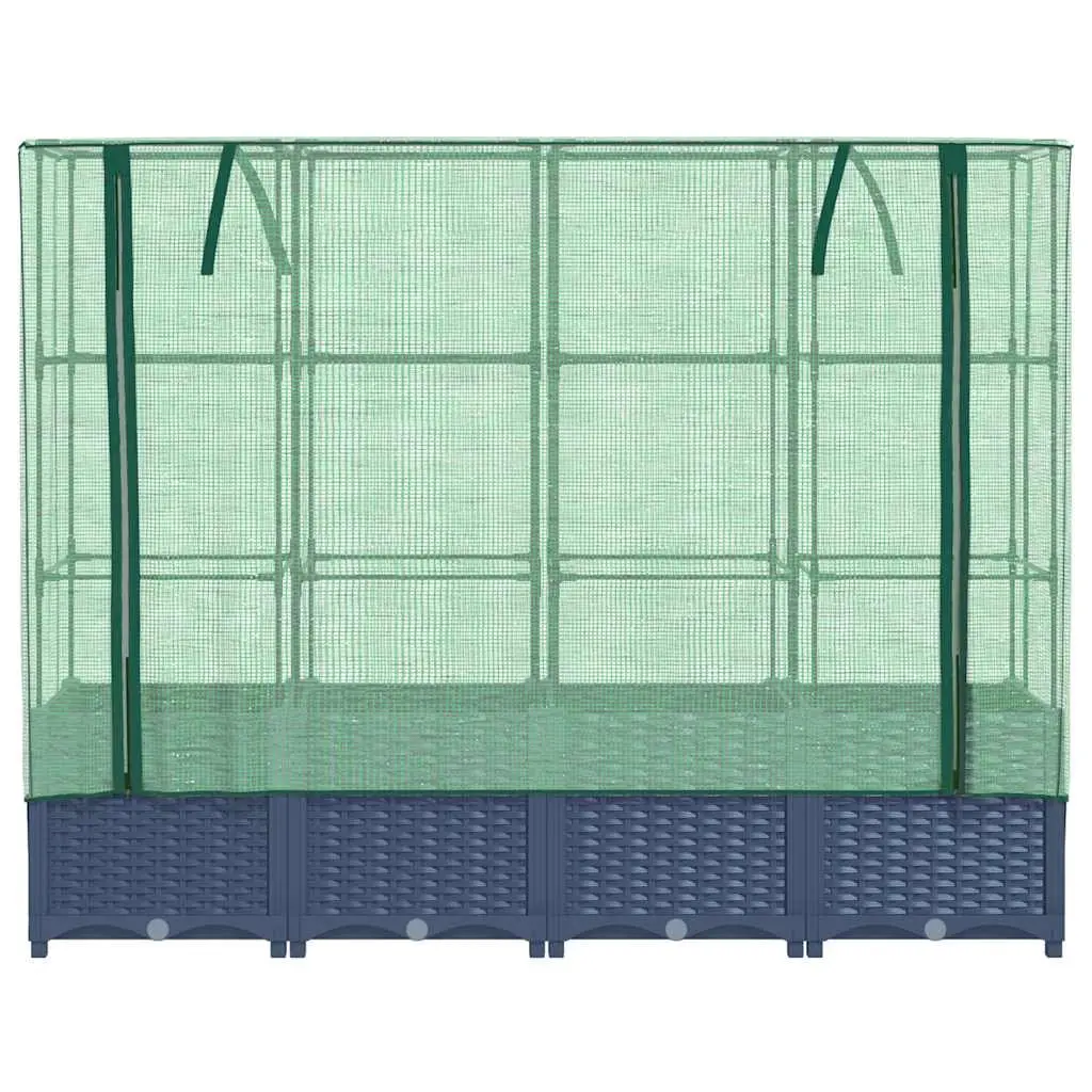 Raised Bed Greenhouse for Home Gardening