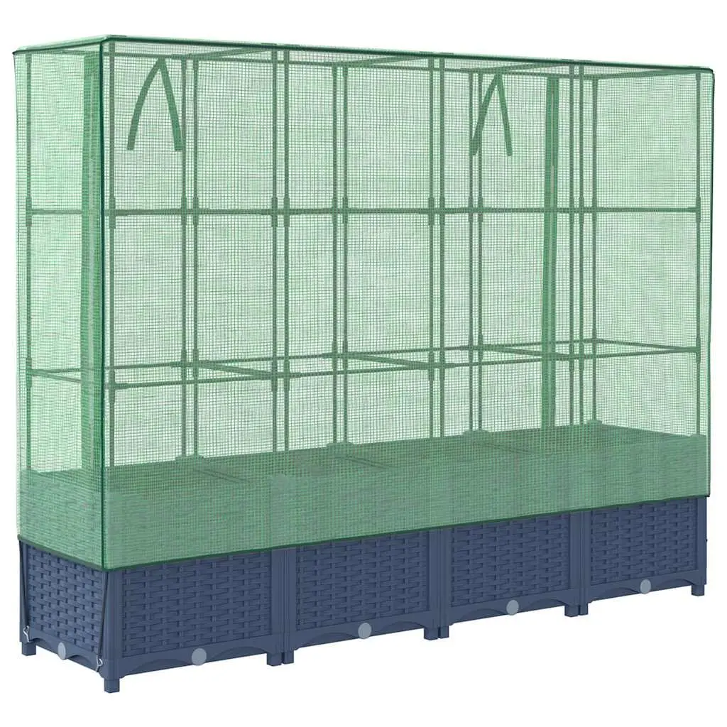 Raised Bed Greenhouse for Home Gardening