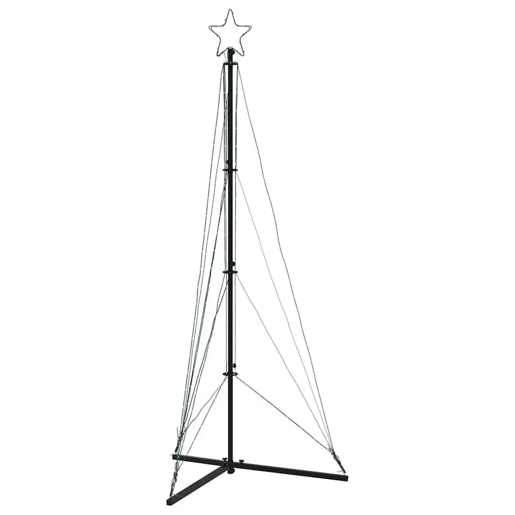 LED Christmas Tree 182cm Warm White 363 Lights 8 Effects Indoor Outdoor