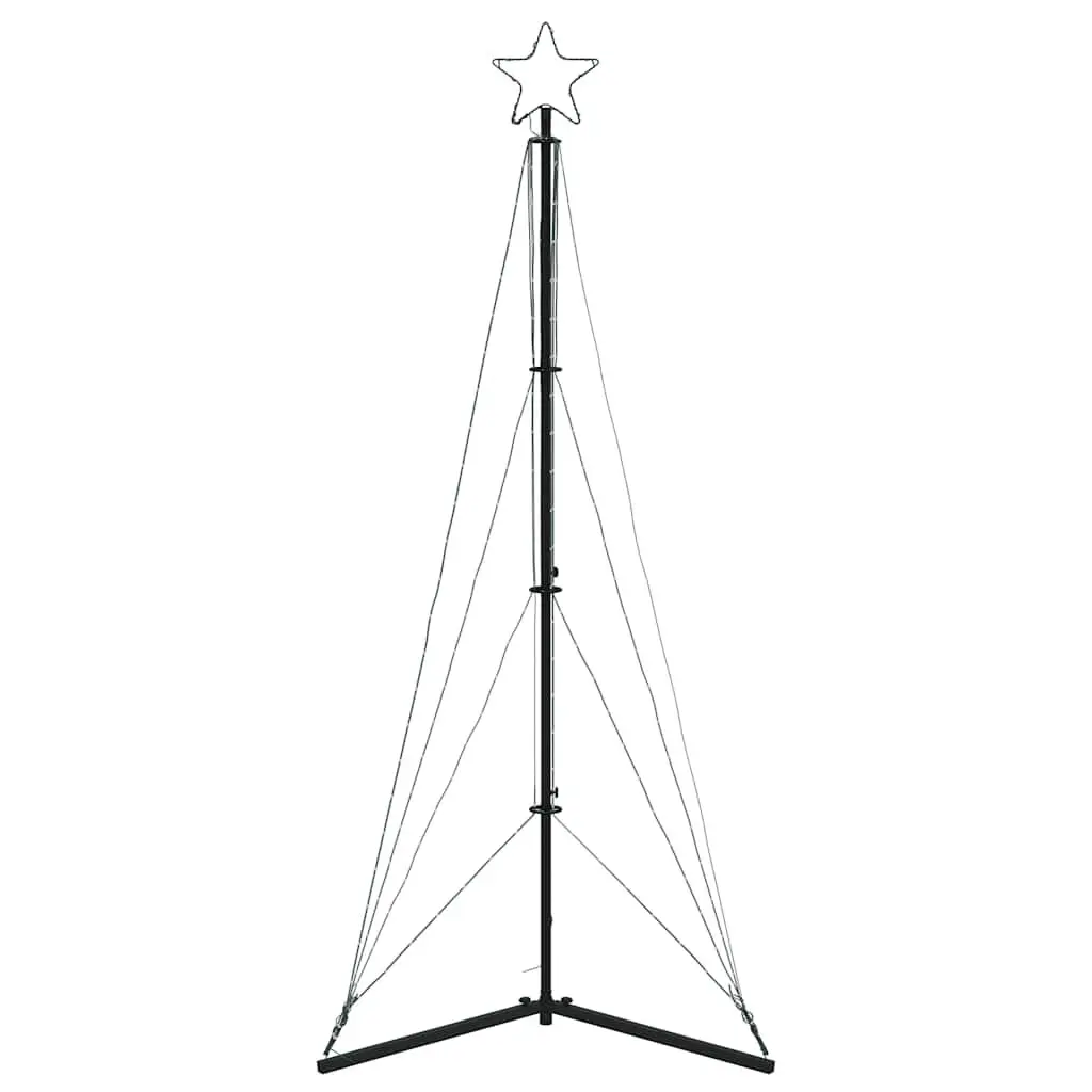 LED Christmas Tree Cold White 182cm 363 Lights 8 Modes Indoor Outdoor Decoration