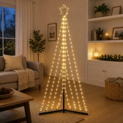 Practical 187cm LED Christmas Tree for Any Home