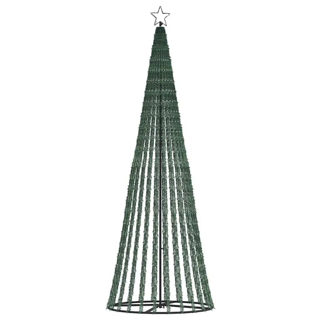 LED Christmas Tree 475 Cold White Lights 8 Effects Indoor Outdoor Holiday