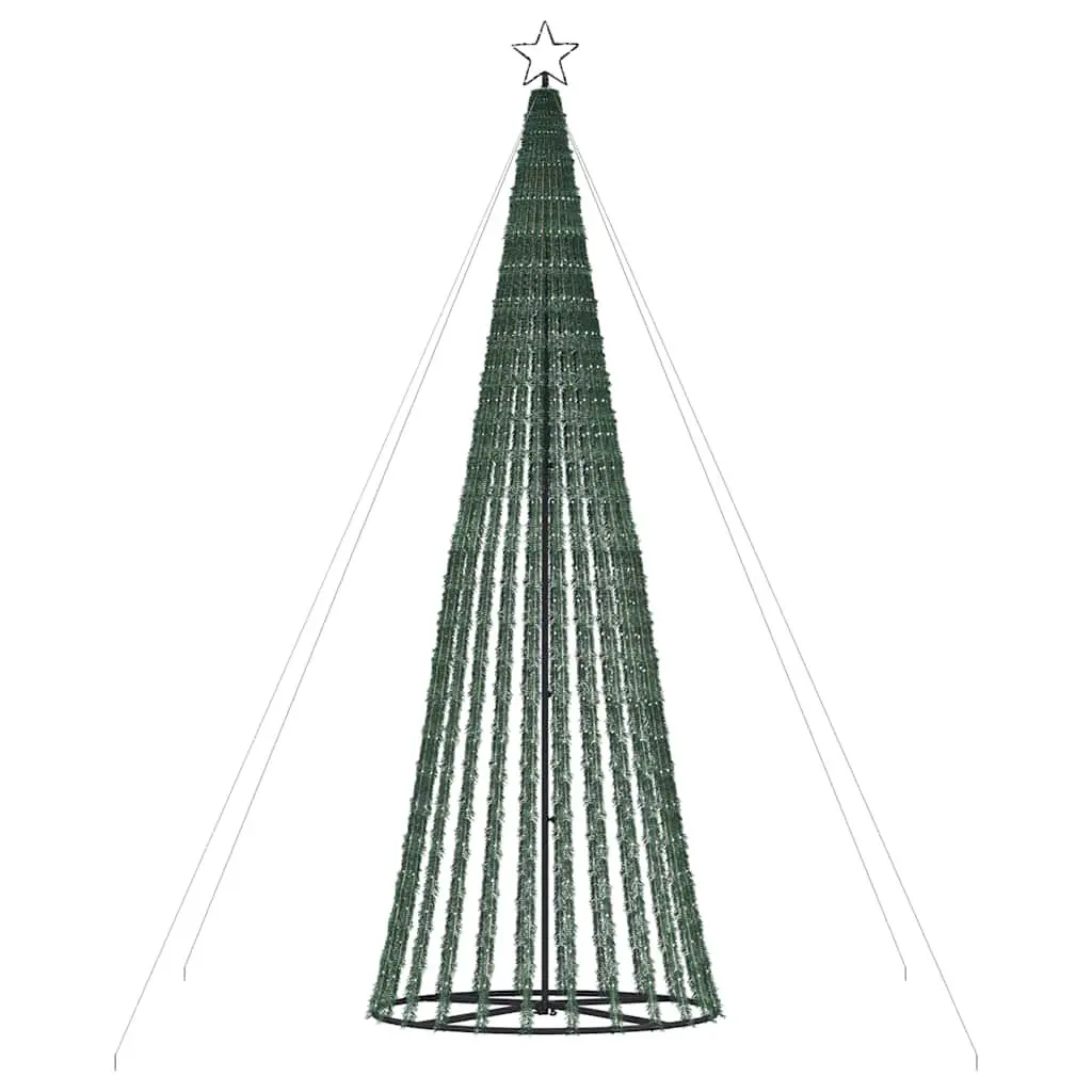 LED Christmas Tree 400cm Warm White Lights 8 Effects Indoor Outdoor