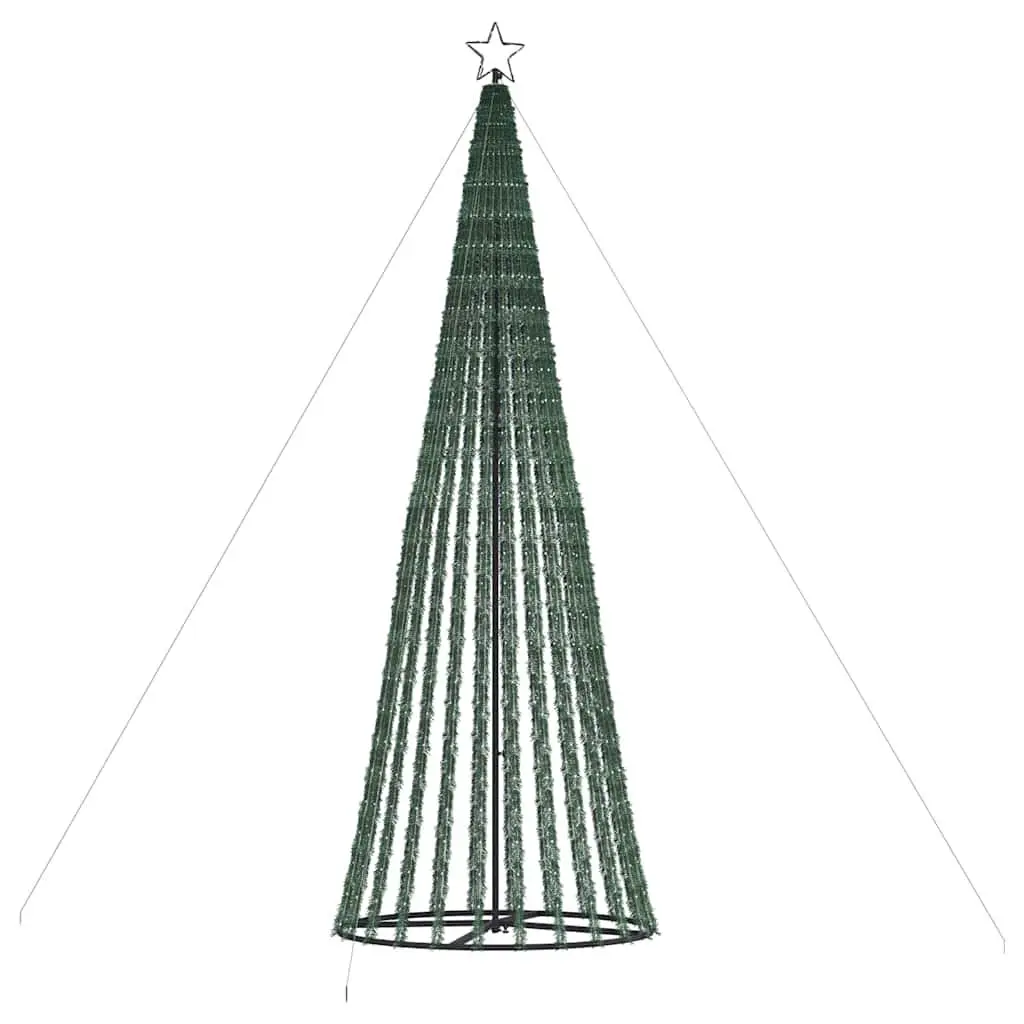 LED Christmas Tree 400cm 1028 Cold White Lights 8 Effects Indoor Outdoor Holiday