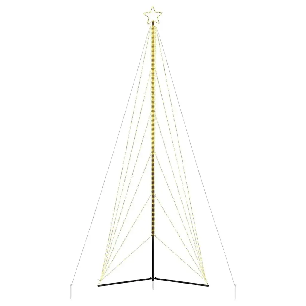 LED Christmas Tree Collapsible 478cm Warm White 861 Lights Indoor Outdoor Holiday Decoration