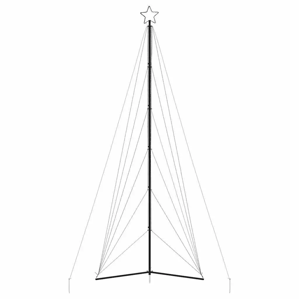 LED Christmas Tree Collapsible 478cm Warm White 861 Lights Indoor Outdoor Holiday Decoration