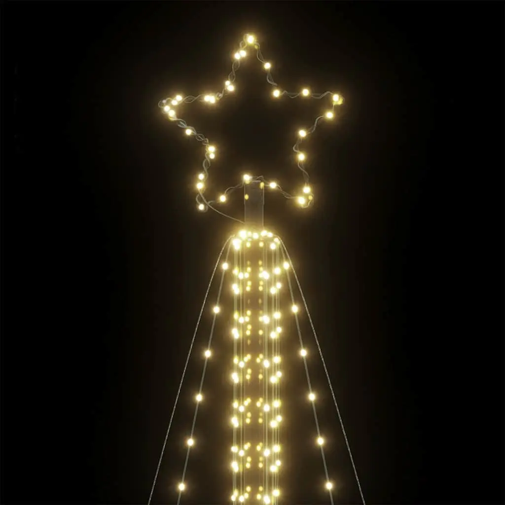 LED Christmas Tree Collapsible 478cm Warm White 861 Lights Indoor Outdoor Holiday Decoration