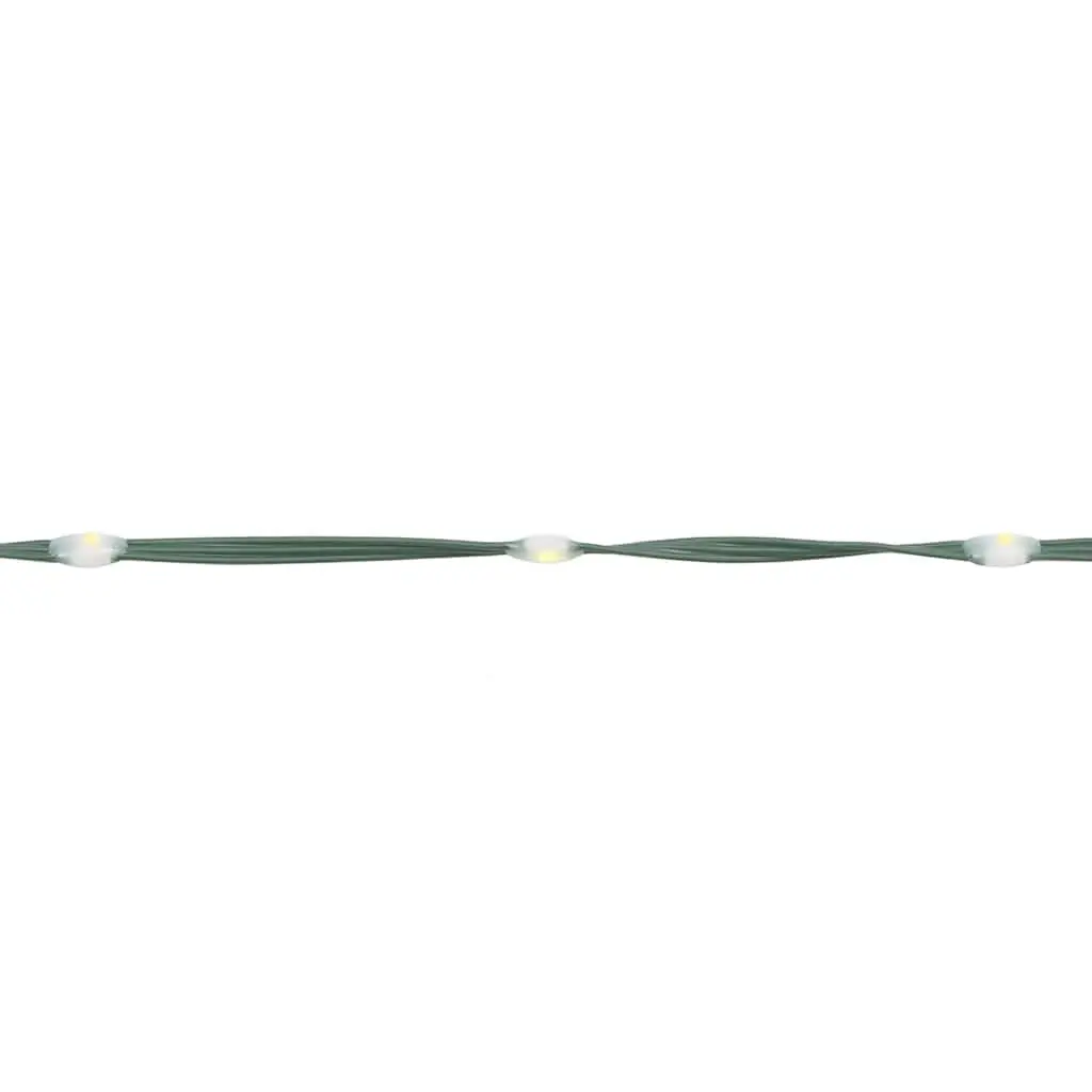 LED Christmas Tree 240cm 447 Cold White Lights 8 Effects Indoor Outdoor