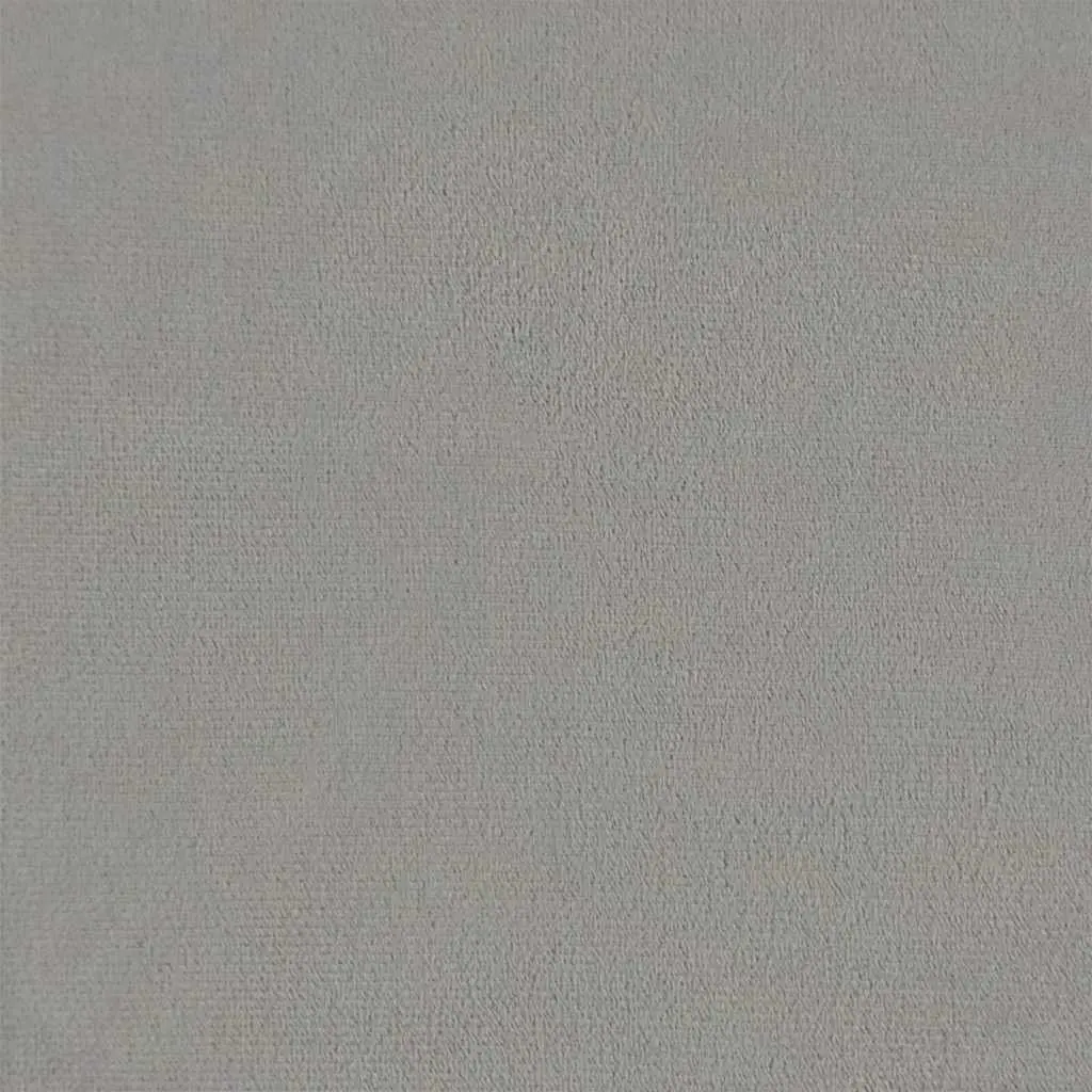 Armchair Velvet Light Grey with Footstool Plywood and Metal Frame