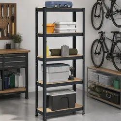 Practical 5-Layer Storage Shelf for Home Use