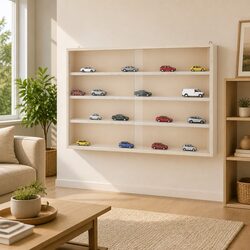 Wall-Mounted Cabinet for Organizing Collectibles