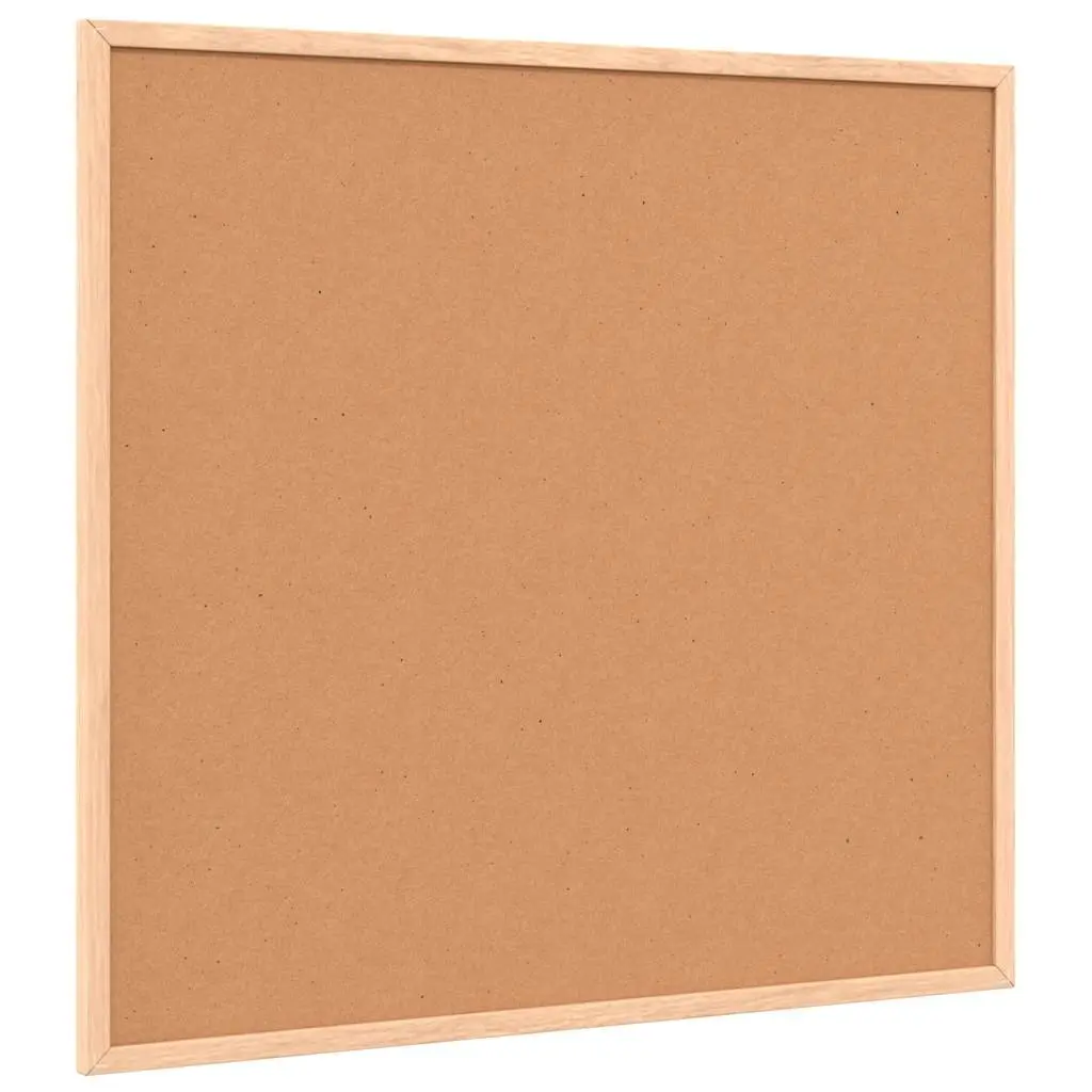 Chalkboard Bulletin Board Pine Wood Frame 60x55 cm Memo Display