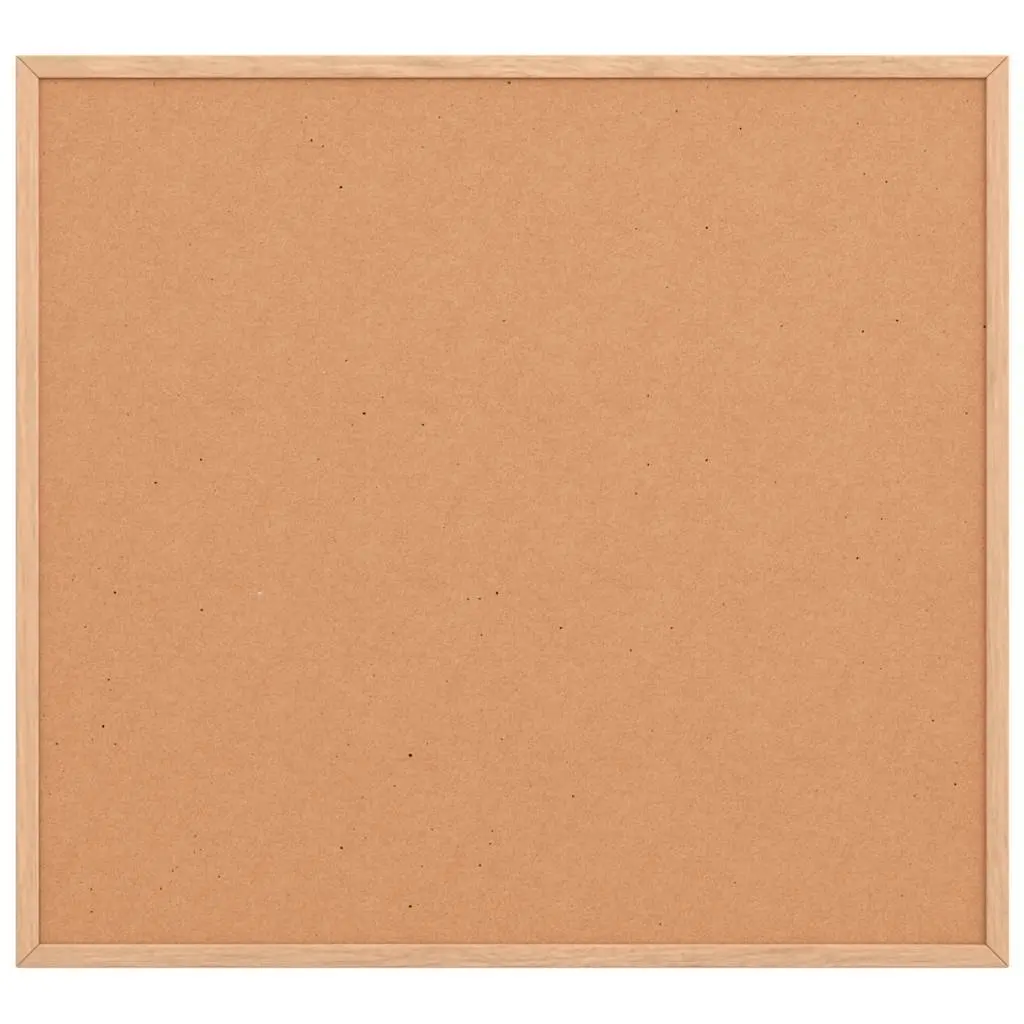 Cork Board Bulletin Notice Pinboard Solid Pine Wood Frame 60x55cm Home Office