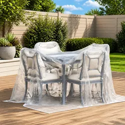 Practical Clear Polyethylene Tarpaulin for Home Use