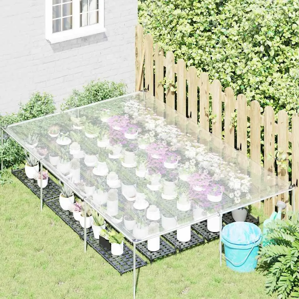 Clear Polyethylene Tarpaulin with Eyelets 2x3 m Garden Outdoor Waterproof Cover