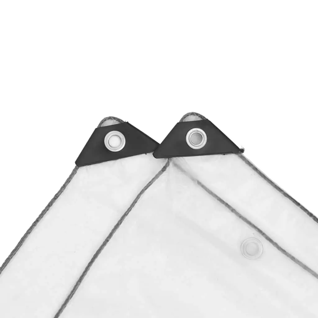 Clear Polyethylene Tarpaulin with Eyelets 2x3 m Garden Outdoor Waterproof Cover