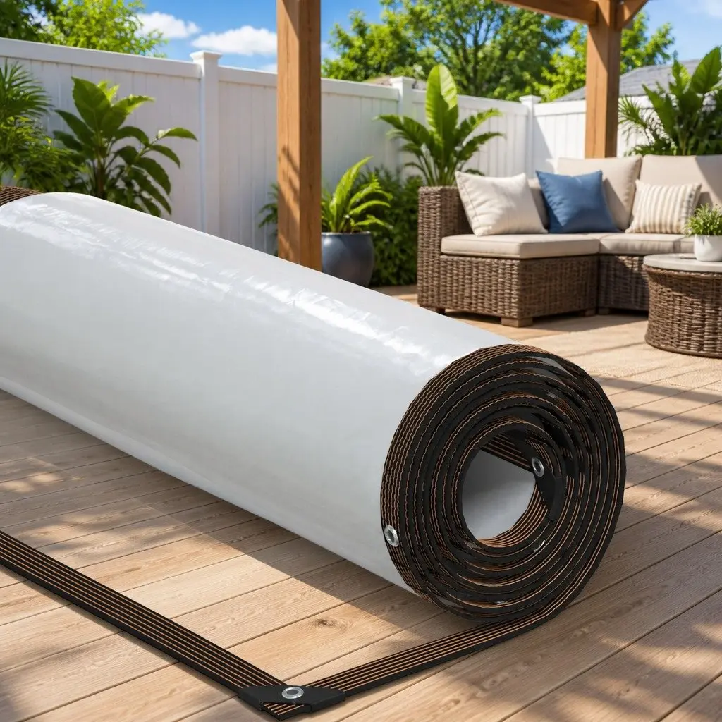 Clear Tarpaulin Polyethylene 3x6 m Transparent Waterproof Outdoor Garden Cover