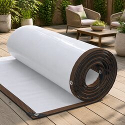 Practical 4x8 m Clear Tarpaulin for Multiple Uses