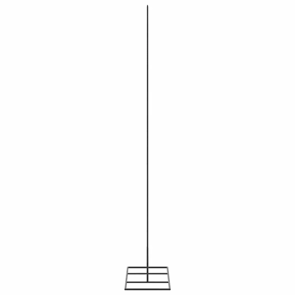 Metal Christmas Tree Frame 150cm Black DIY Modern Seasonal Decoration