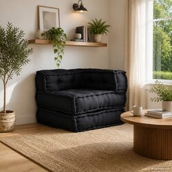 Practical Anthracite Sofa Unit for Various Uses