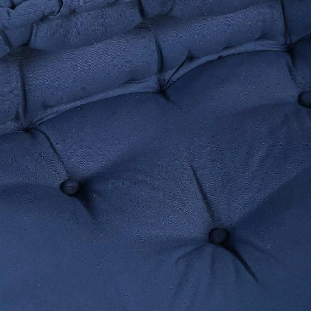 Modular Sofa Unit Fabric 70x70x56cm Indigo Indoor Outdoor Lounge Seating