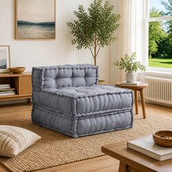Versatile Grey Sofa Unit Perfect for Home Settings
