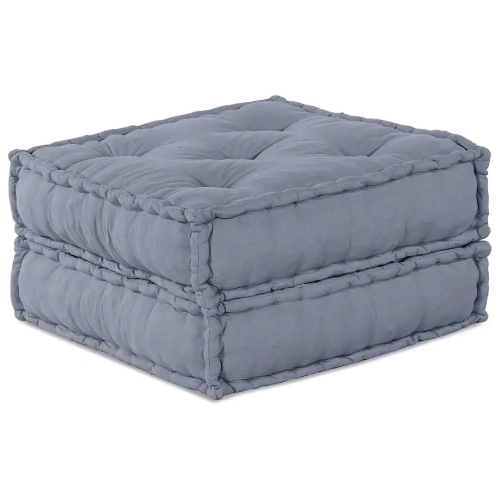 Modular Sofa Unit Grey 70x70x36cm Fabric Cushion Indoor Outdoor Living Room